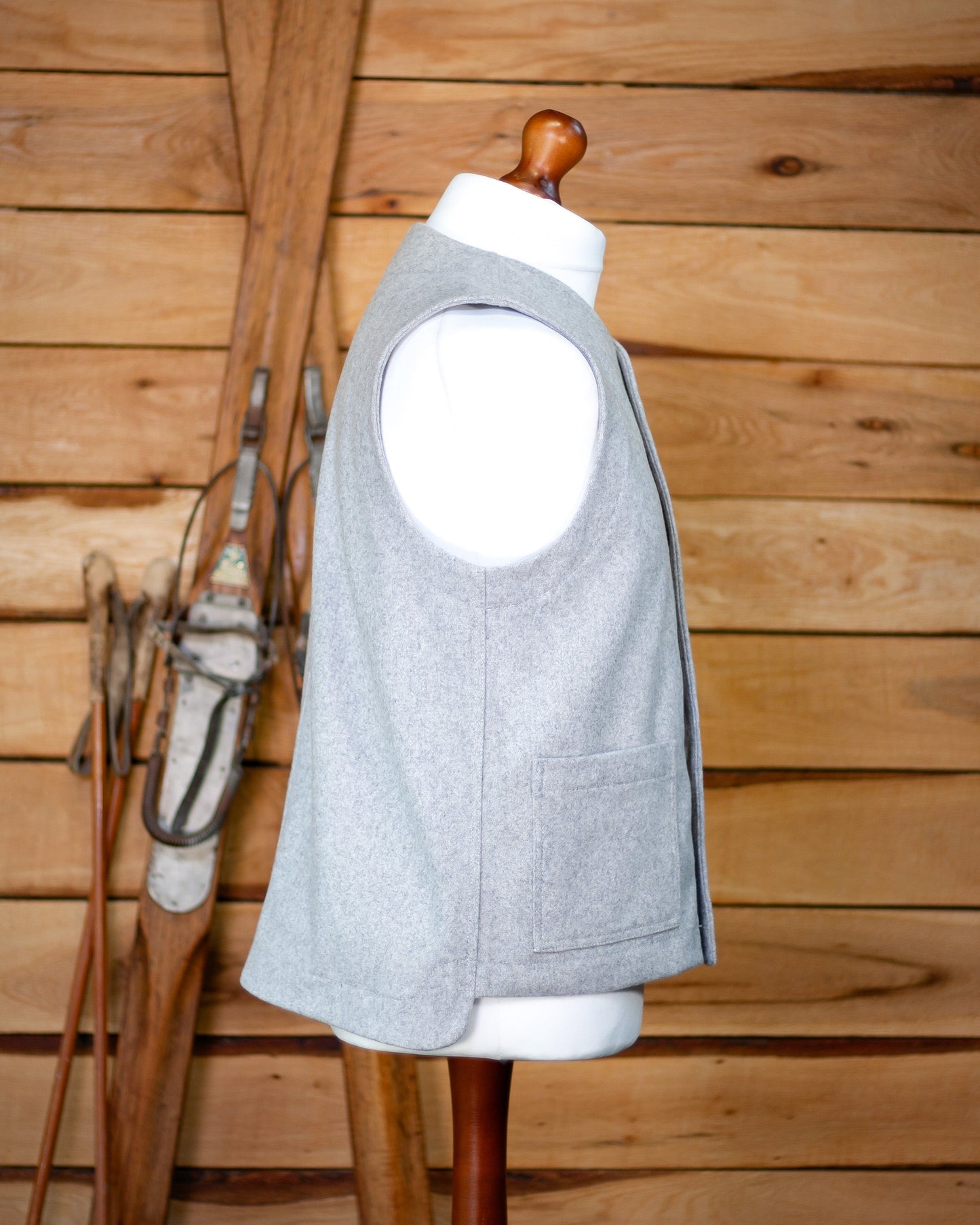 TEKO LANGMUIR eco MELTON Recycled Wool 2.0 Unisex Waistcoat