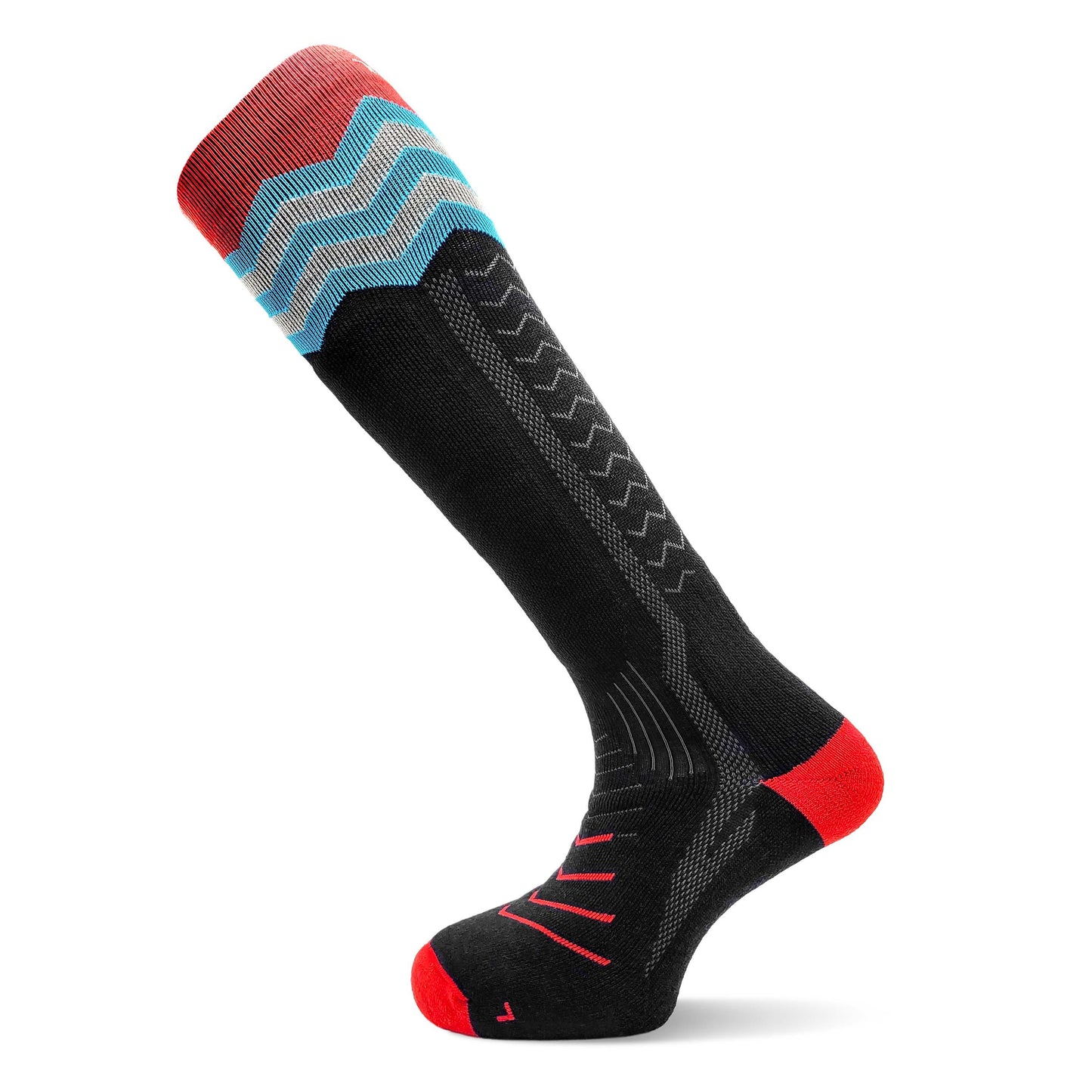 TEKO eco SKI 3.0 ALL-MTN MERINO WOOL SKIING SOCKS - Strategic Medium Cushion in Shin, Foot & Heel for Skiing - TEKO eco-performance