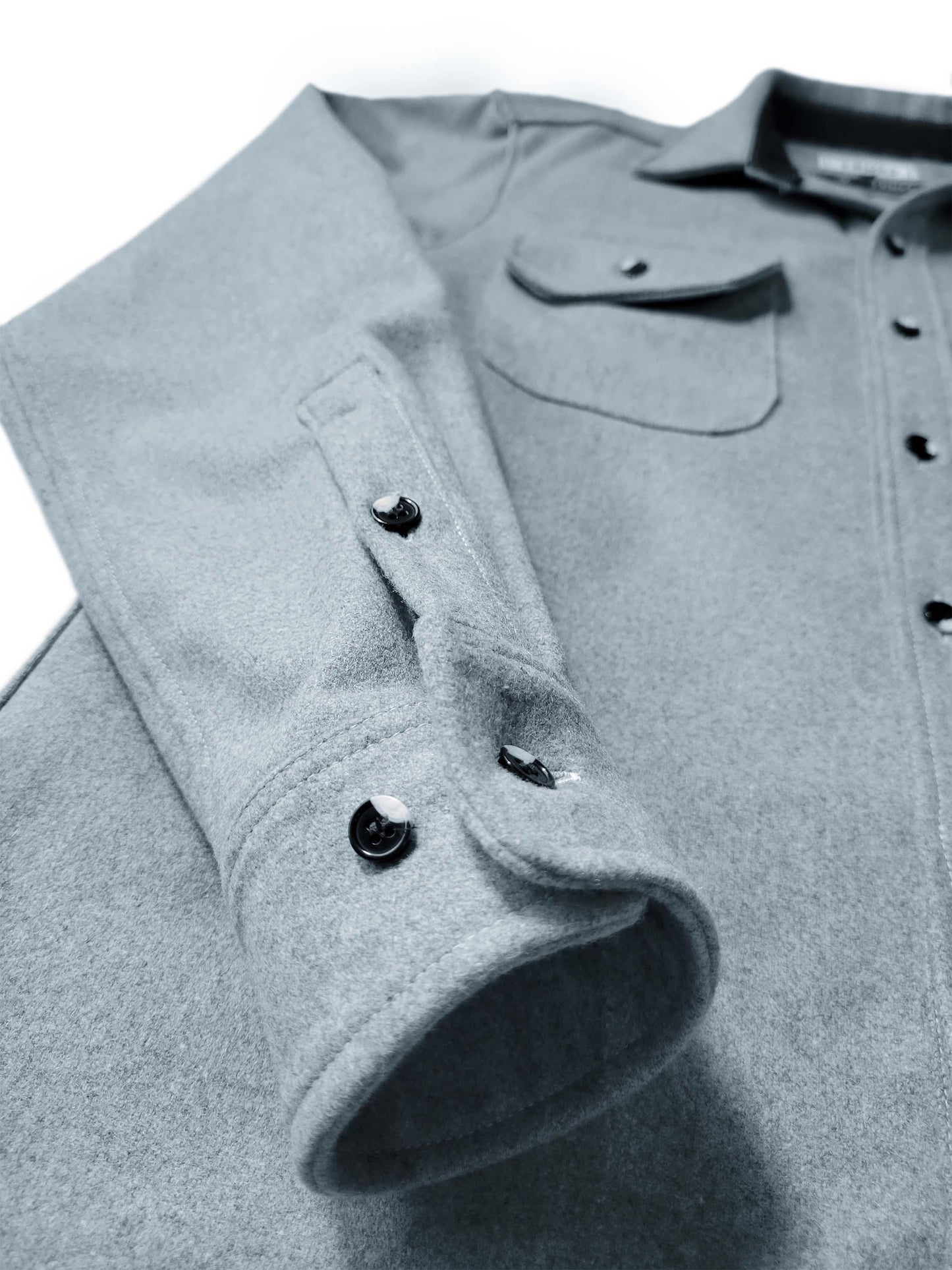 TEKO SIMPSON eco MELTON Wool 2.0 Men's Shirt with Two Chest Pockets - TEKO eco-performance