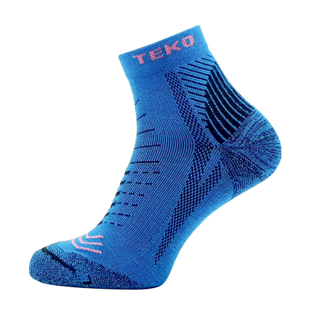 TEKO eco RUN 2.0 Women's ENDURO Merino Wool Running Socks - Light Half Cushion - TEKO eco-performance