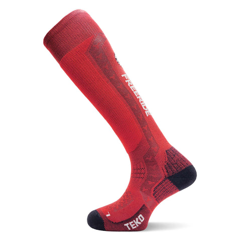 TEKO eco SKI ALL-MTN PRO MODEL Ultralight 1.0 MERINO WOOL SOCKS with Strategic Light Cushioning