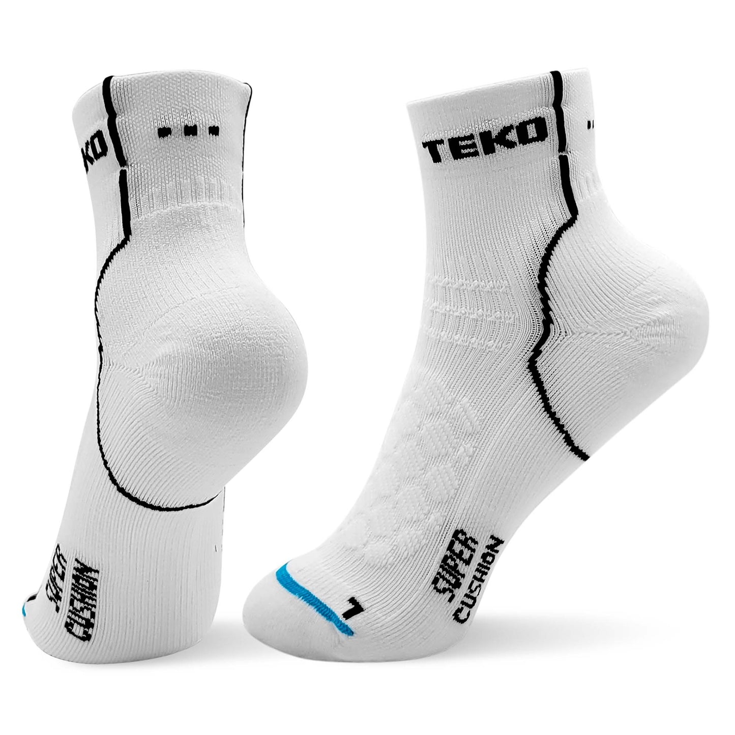 TEKO Evapor8 Marathon Running Socks | Lightweight & Breathable | 3.0 Medium Cushion