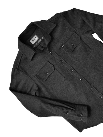 TEKO SIMPSON eco MELTON Wool 2.0 Men's Shirt with Two Chest Pockets