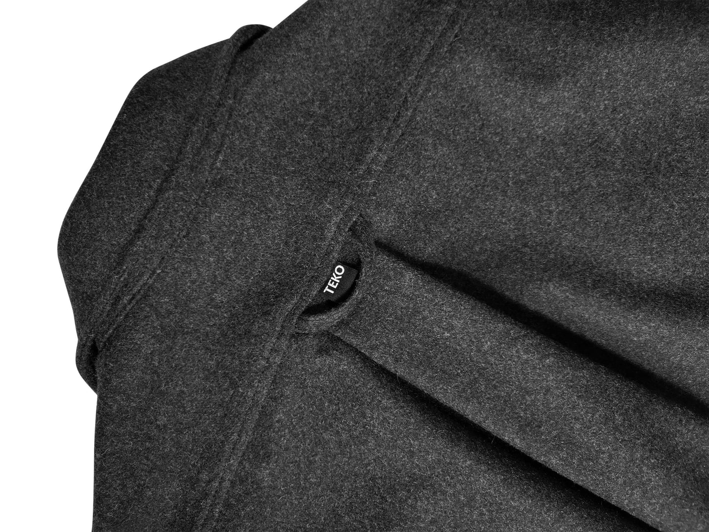 TEKO SIMPSON eco MELTON Wool 2.0 Men's Shirt with Two Chest Pockets - TEKO eco-performance