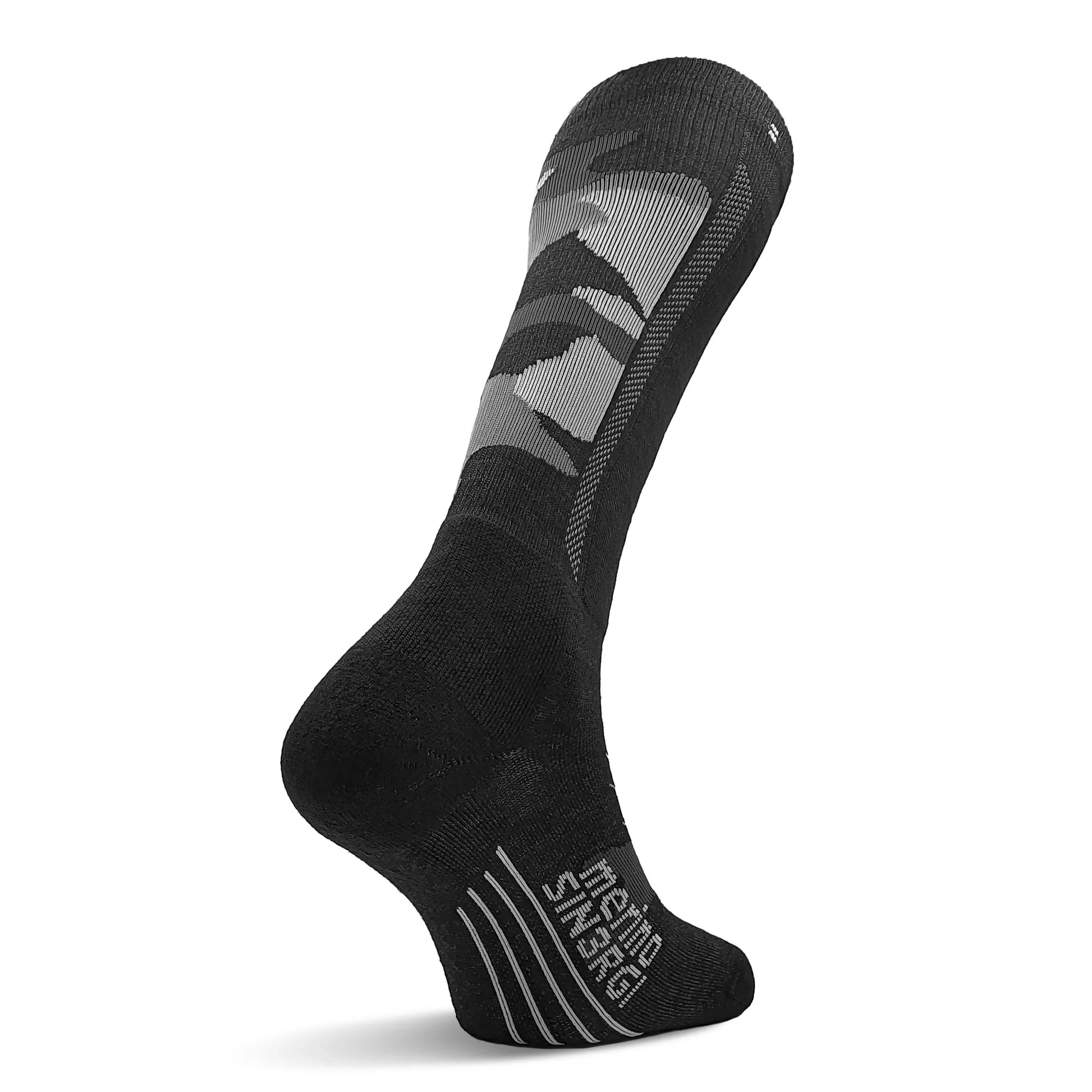 TEKO Eco Snow 2.0 MTN DiViSiON MERINO WOOL SOCKS - Strategic Light Cushion in Shin, Foot & Heel for Skiing - TEKO eco-performance