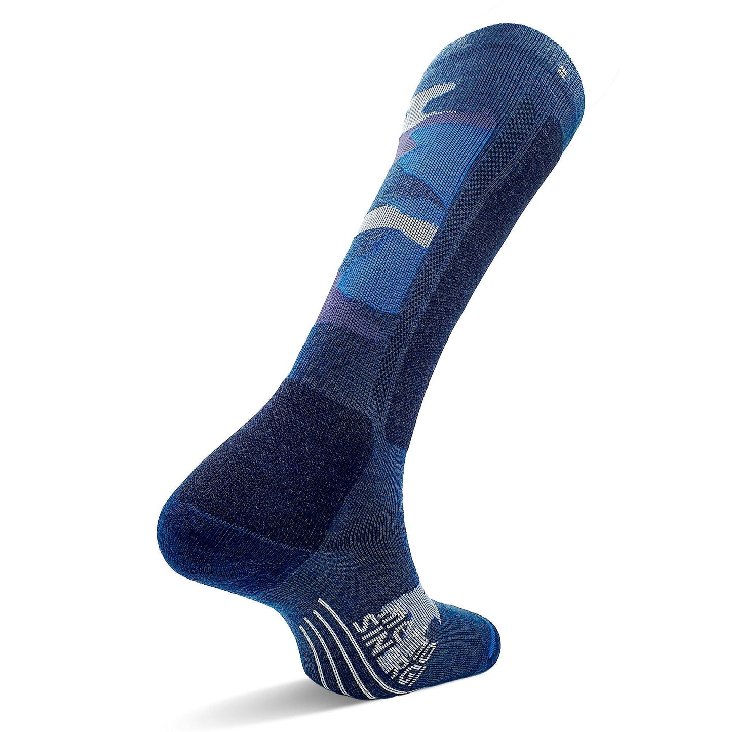TEKO Eco Snow 2.0 MTN DiViSiON MERINO WOOL SOCKS - Strategic Light Cushion in Shin, Foot & Heel for Skiing - TEKO eco-performance