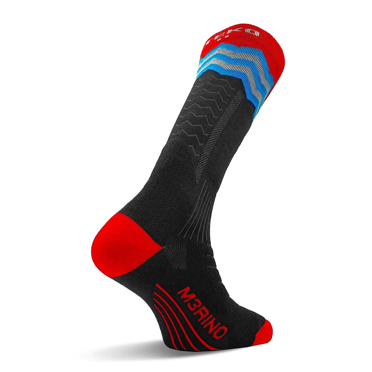 TEKO eco SKI 3.0 ALL-MTN MERINO WOOL SKIING SOCKS - Strategic Medium Cushion in Shin, Foot & Heel for Skiing - TEKO eco-performance