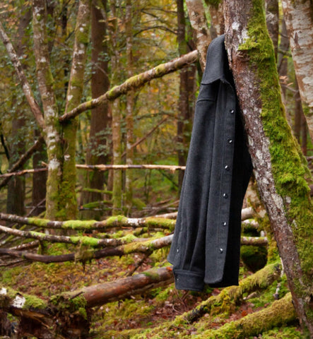 TEKO SIMPSON eco MELTON Wool 2.0 Men's Shirt with Two Chest Pockets