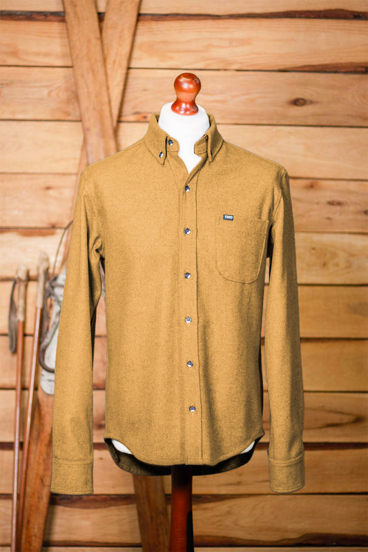 TEKO FRASER MELTON Wool 2.0 Shacket - Pinewood