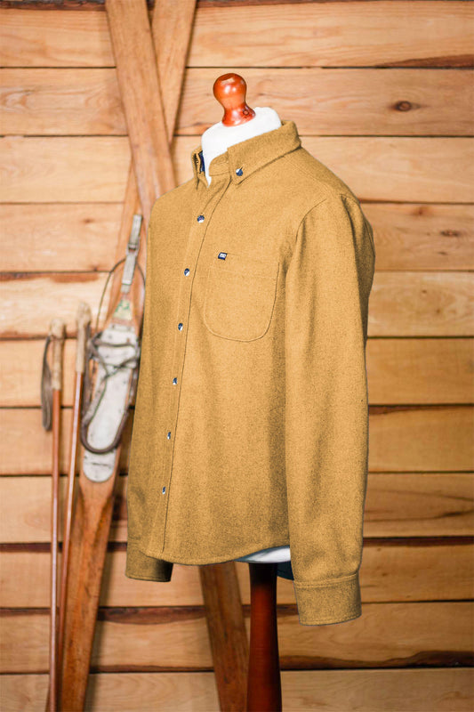 TEKO FRASER MELTON Wool 2.0 Shacket - Pinewood