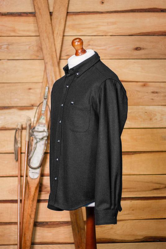 TEKO FRASER MELTON Wool 2.0 Shacket - Granite