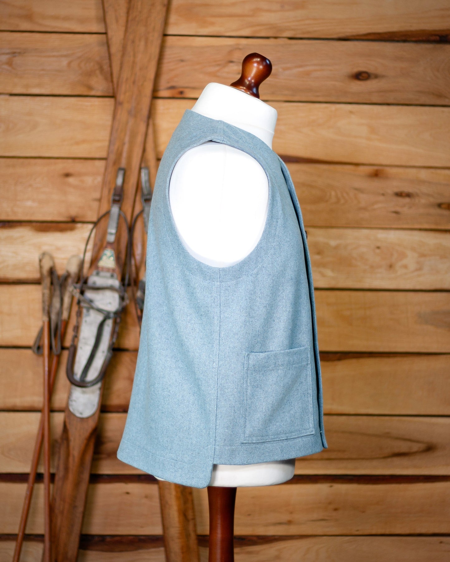 TEKO LANGMUIR eco MELTON Recycled Wool 2.0 Unisex Waistcoat