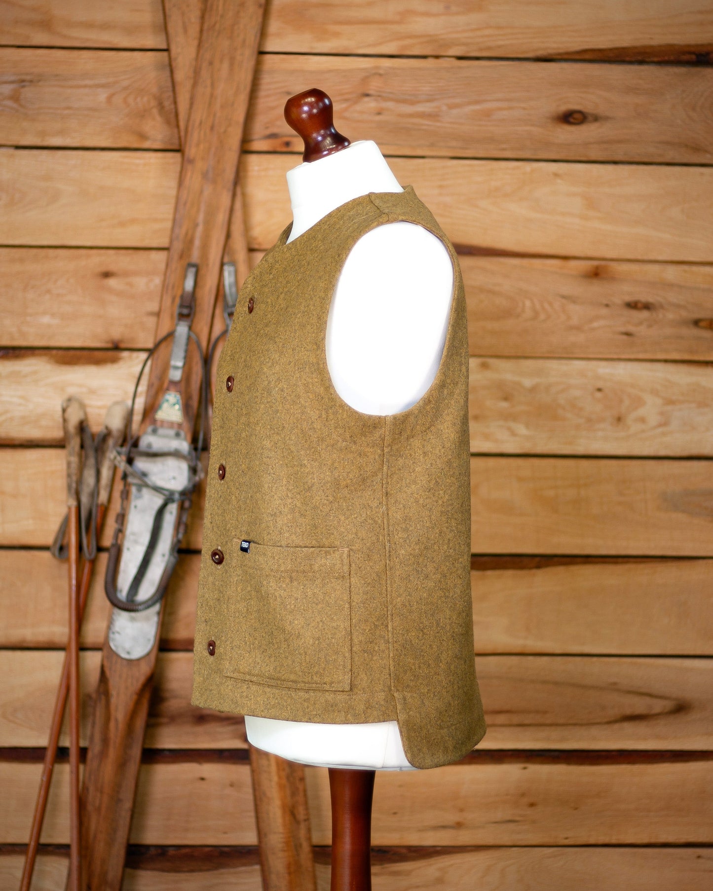 TEKO LANGMUIR eco MELTON Recycled Wool 2.0 Unisex Waistcoat