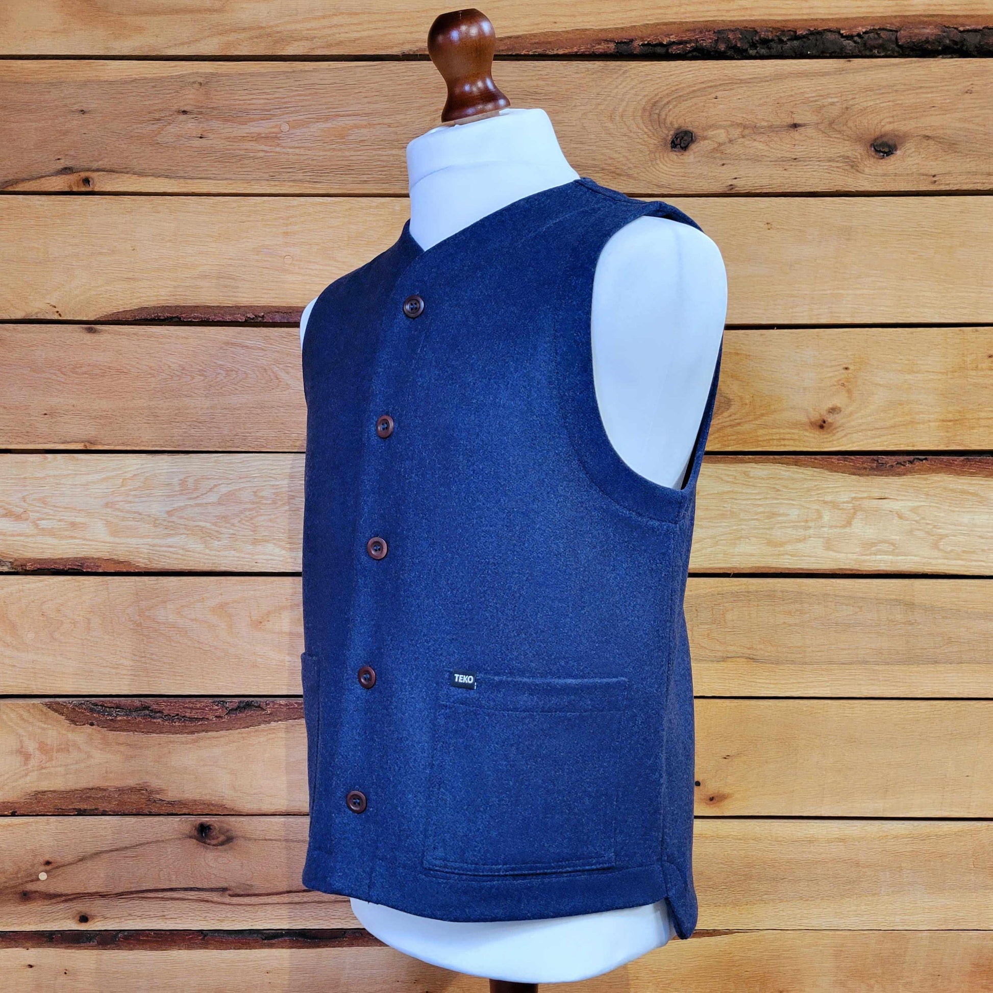 TEKO LANGMUIR eco MELTON Recycled Wool 2.0 Unisex Waistcoat - TEKO eco-performance