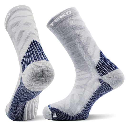 TEKO eco HIKE 2.0 Discovery Triaxial Merino Wool Hiking Socks - Light Half Cushion (2026 edition)
