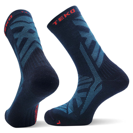 TEKO eco HIKE 2.0 Discovery Triaxial Merino Wool Hiking Socks - Light Half Cushion (2026 edition)