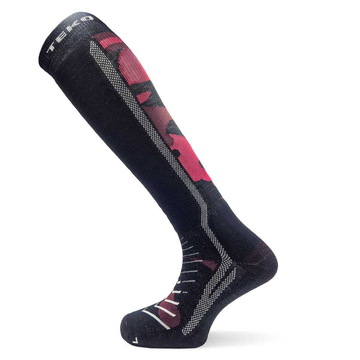 TEKO All-Mountain Merino Ski Socks | Strategic Shin, Foot, & Heel Padding | 2.0 Light Cushion