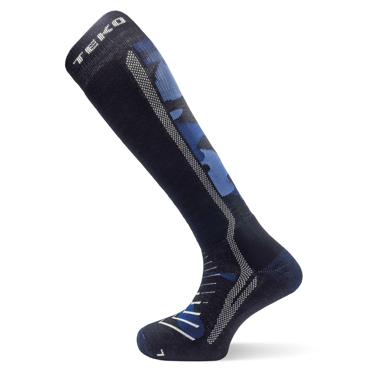 TEKO All-Mountain Merino Ski Socks | Strategic Shin, Foot, & Heel Padding | 2.0 Light Cushion
