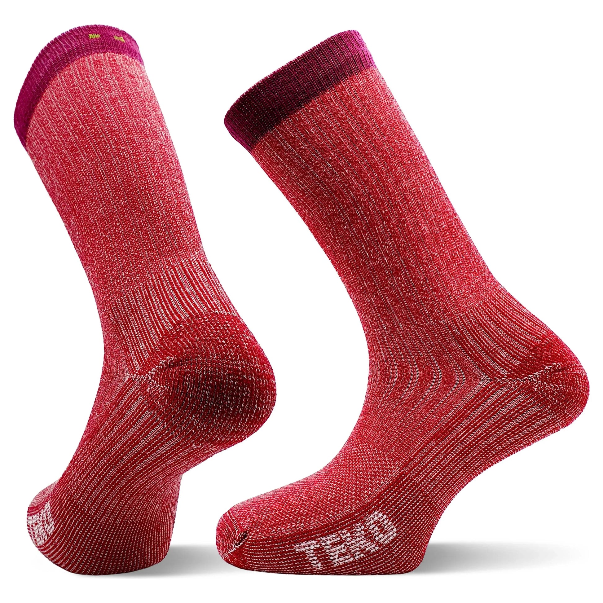 TEKO eco HIKE 2.0 Merino Wool Light Hiking Socks - Enhanced Comfort - Red - TEKO eco-performance