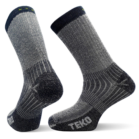TEKO Eco HIKING 3.0 MERINO WOOL Hiking Socks - Peak Comfort - 2 PAIR PACK