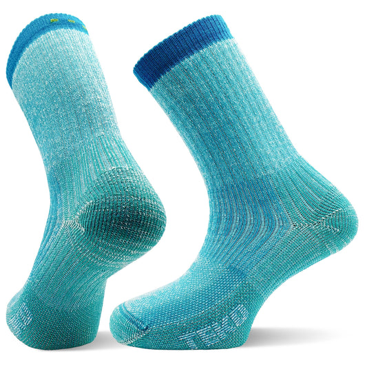 TEKO eco HIKING 3.0 Merino Wool Hiking Socks - Peak Comfort - Teal - TEKO eco-performance