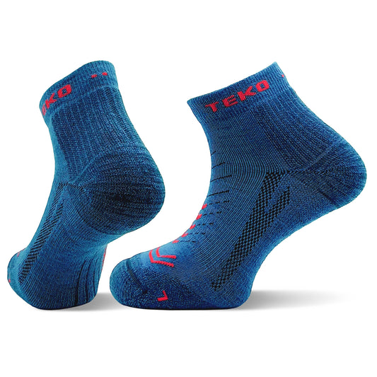 TEKO eco RUN 2.0 Enduro Merino Wool Running Socks - Light Half Cushion - TEKO eco-performance