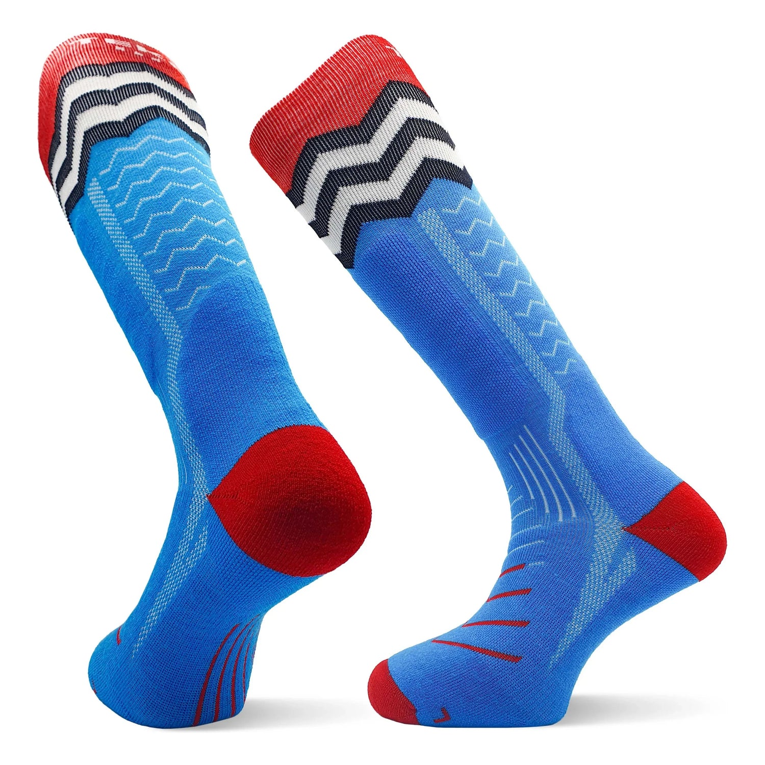 TEKO eco SKI 3.0 ALL-MTN MERINO WOOL SKIING SOCKS - Strategic Medium Cushion in Shin, Foot & Heel for Skiing - TEKO eco-performance