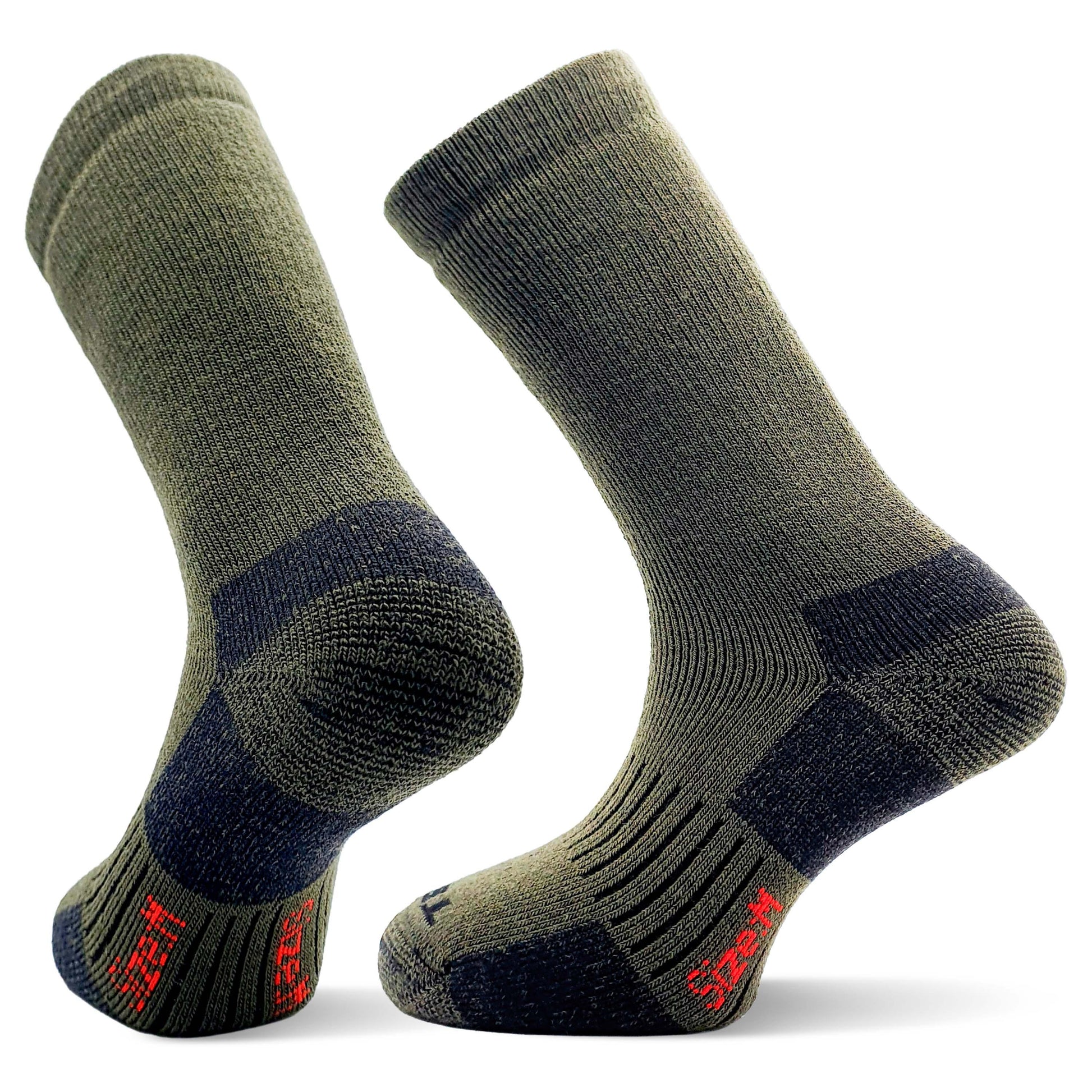 TEKO Merino Wool Socks 3.0 - Medium Full Cushion - Olive - TEKO eco-performance