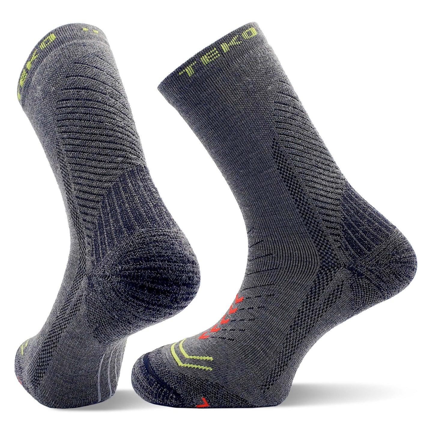 TEKO eco HIKE 2.0 DISCOVERY Merino Wool Hiking Socks - Light Half Cushion - Granite - TEKO eco-performance