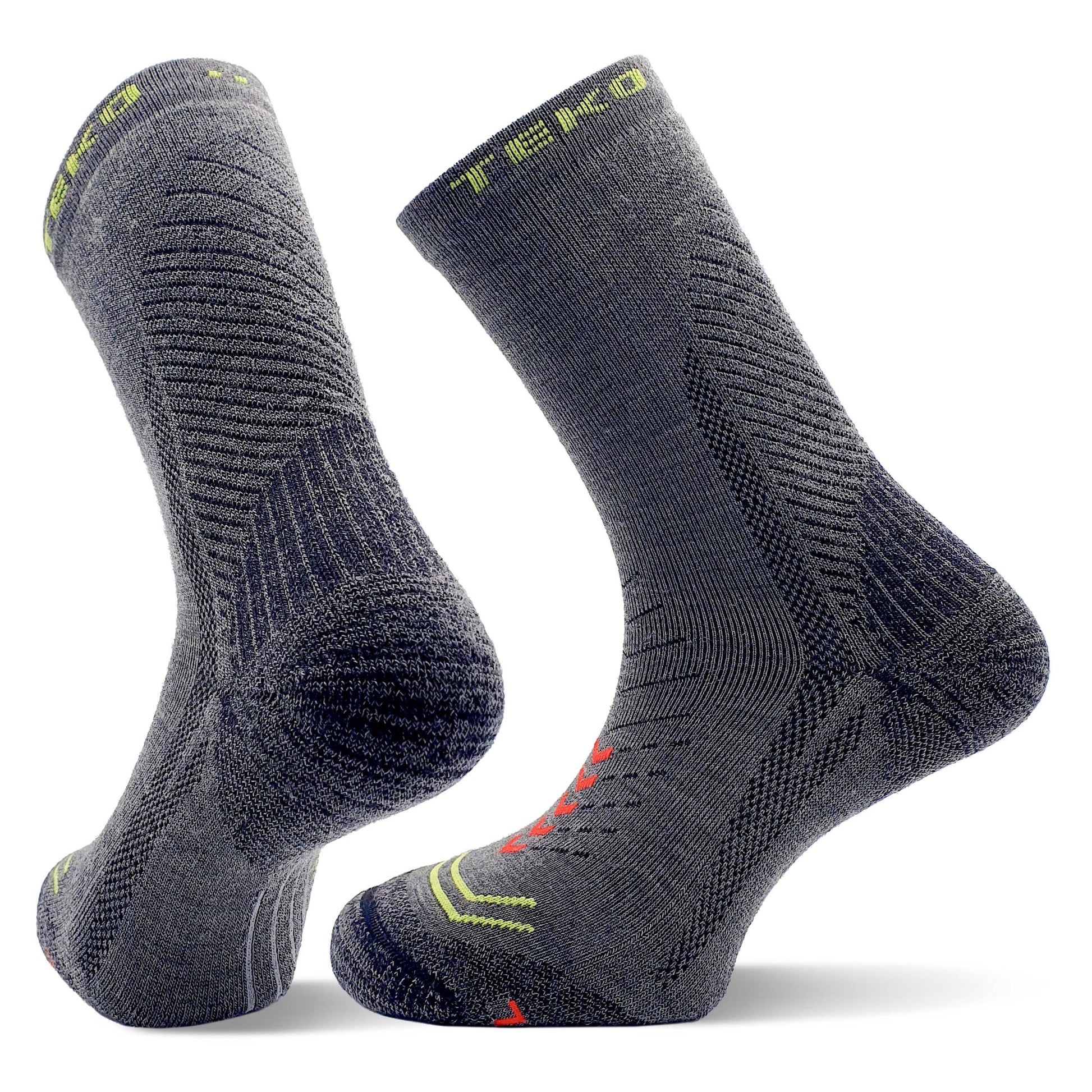 TEKO eco HIKE 2.0 DISCOVERY Merino Wool Hiking Socks - Light Half Cushion - Granite - TEKO eco-performance