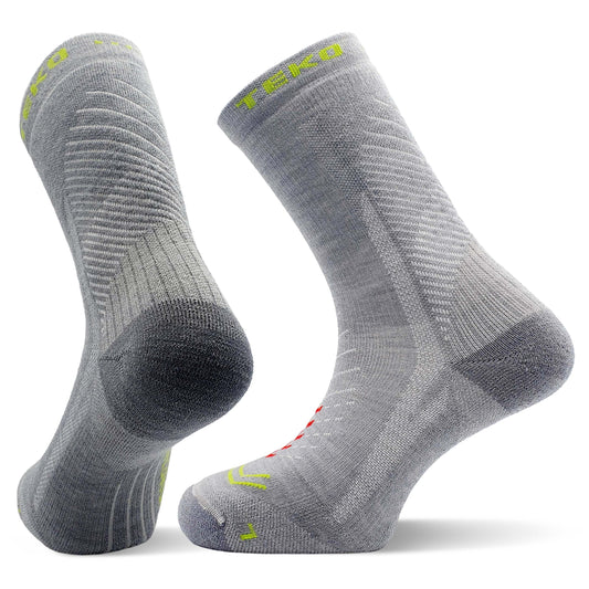 TEKO eco HIKE 2.0 DISCOVERY Merino Wool Hiking Socks - Light Half Cushion - Birch - TEKO eco-performance