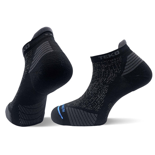TEKO eco RUN 2.0 Evapor8 Socks - Low Cut Light Cushion for Running - TEKO eco-performance