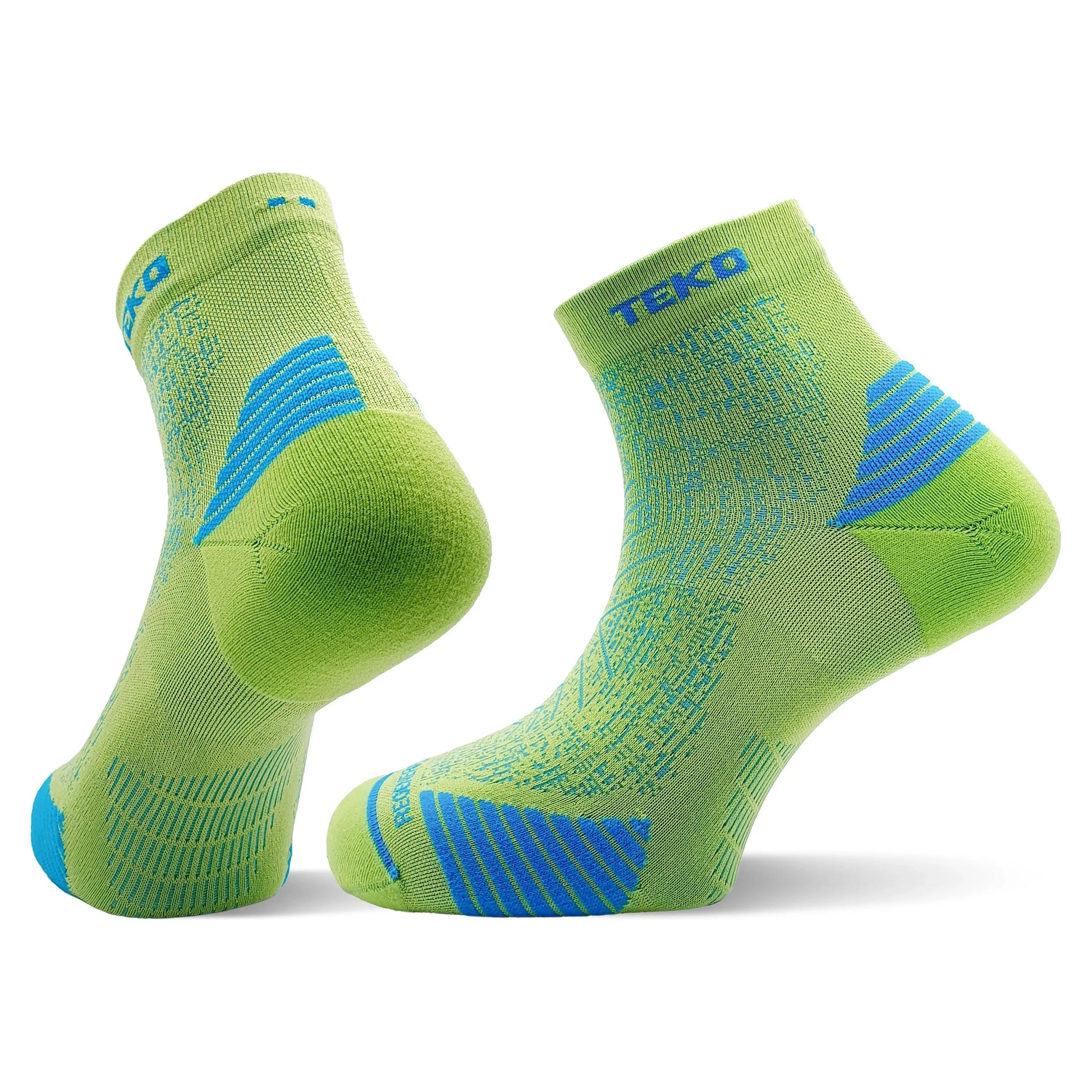 TEKO eco RUN 2.0 Mini Crew Socks - Light Half Cushion for Running - TEKO eco-performance