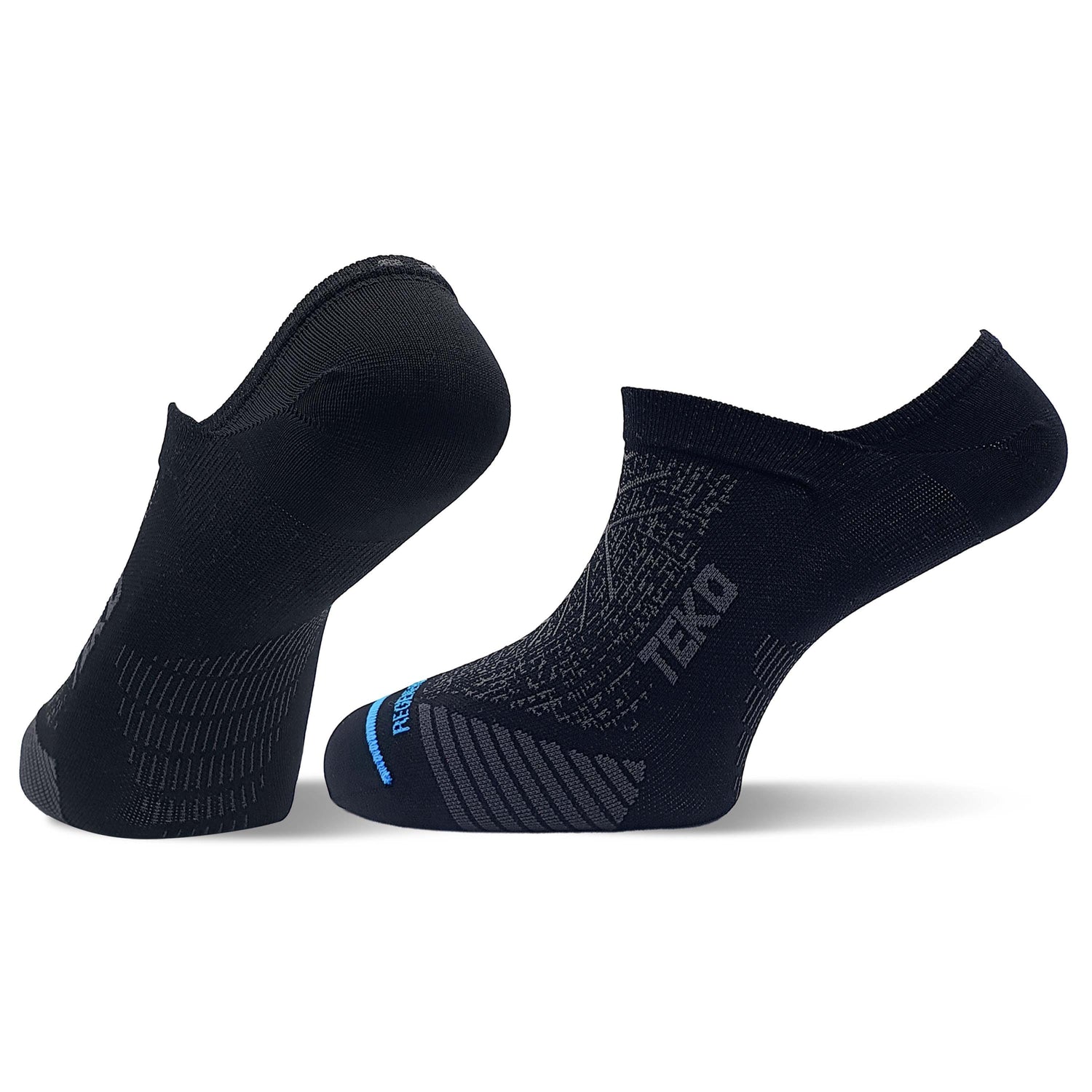TEKO eco RUN 1.0 NO-SHOW RUNNING SOCKS - Ultralight - 2 PAIR PACK - TEKO eco-performance