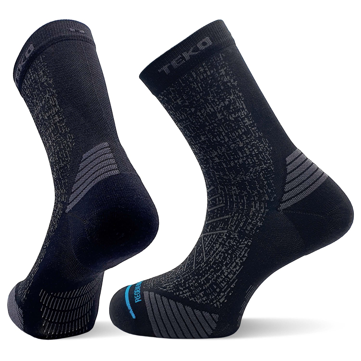 TEKO eco RUN 2.0 SHORT CREW SOCKS - Light Half Cushion for Running - TEKO eco-performance