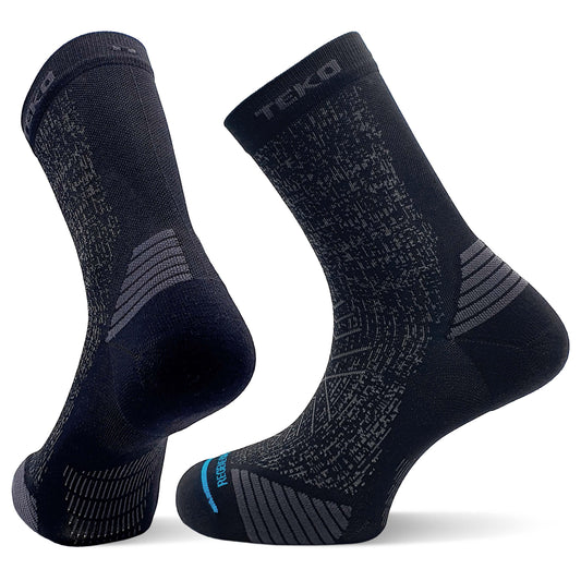 TEKO eco RUN 2.0 SHORT CREW SOCKS - Light Half Cushion for Running - TEKO eco-performance