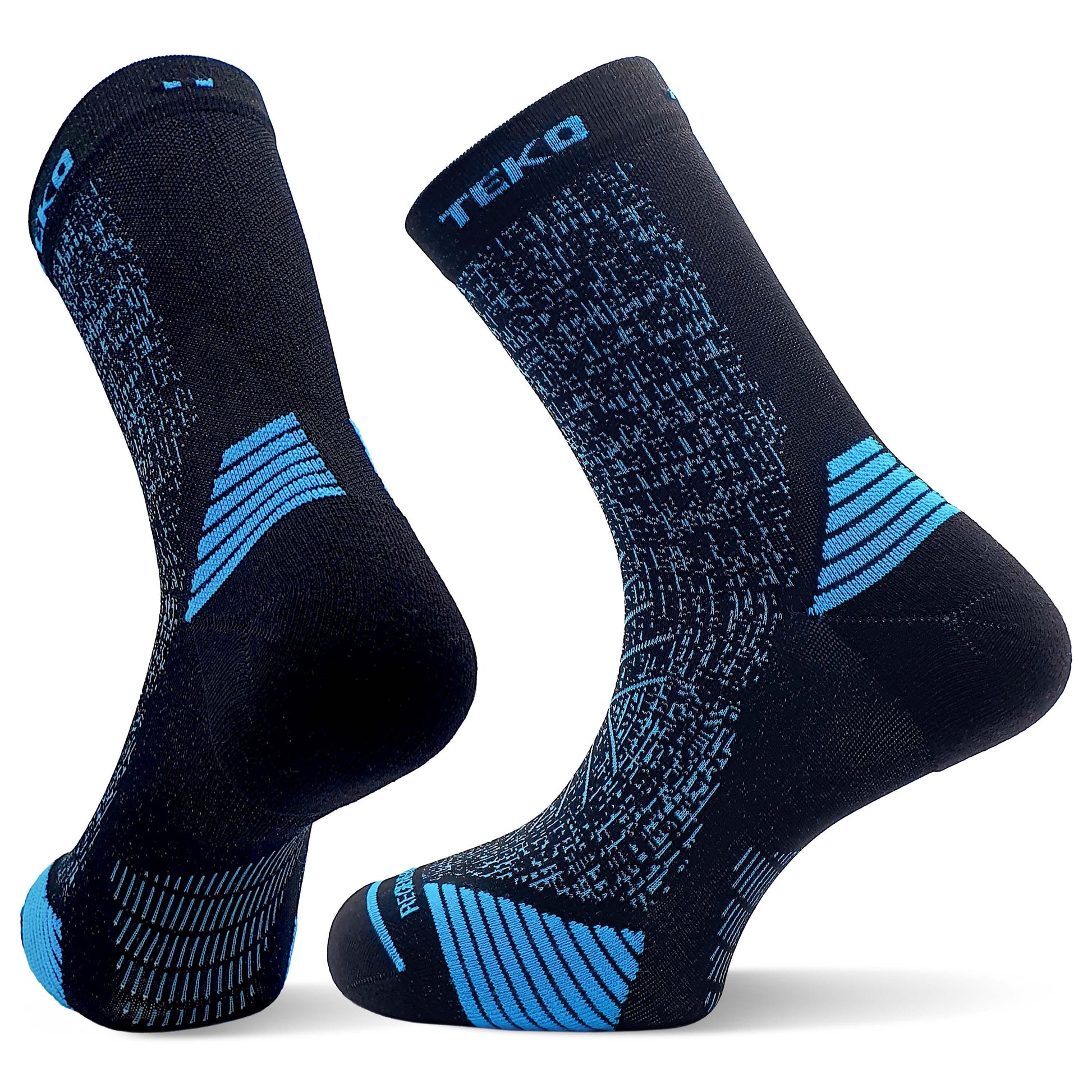 TEKO eco RUN 2.0 SHORT CREW SOCKS - Light Half Cushion for Running - TEKO eco-performance