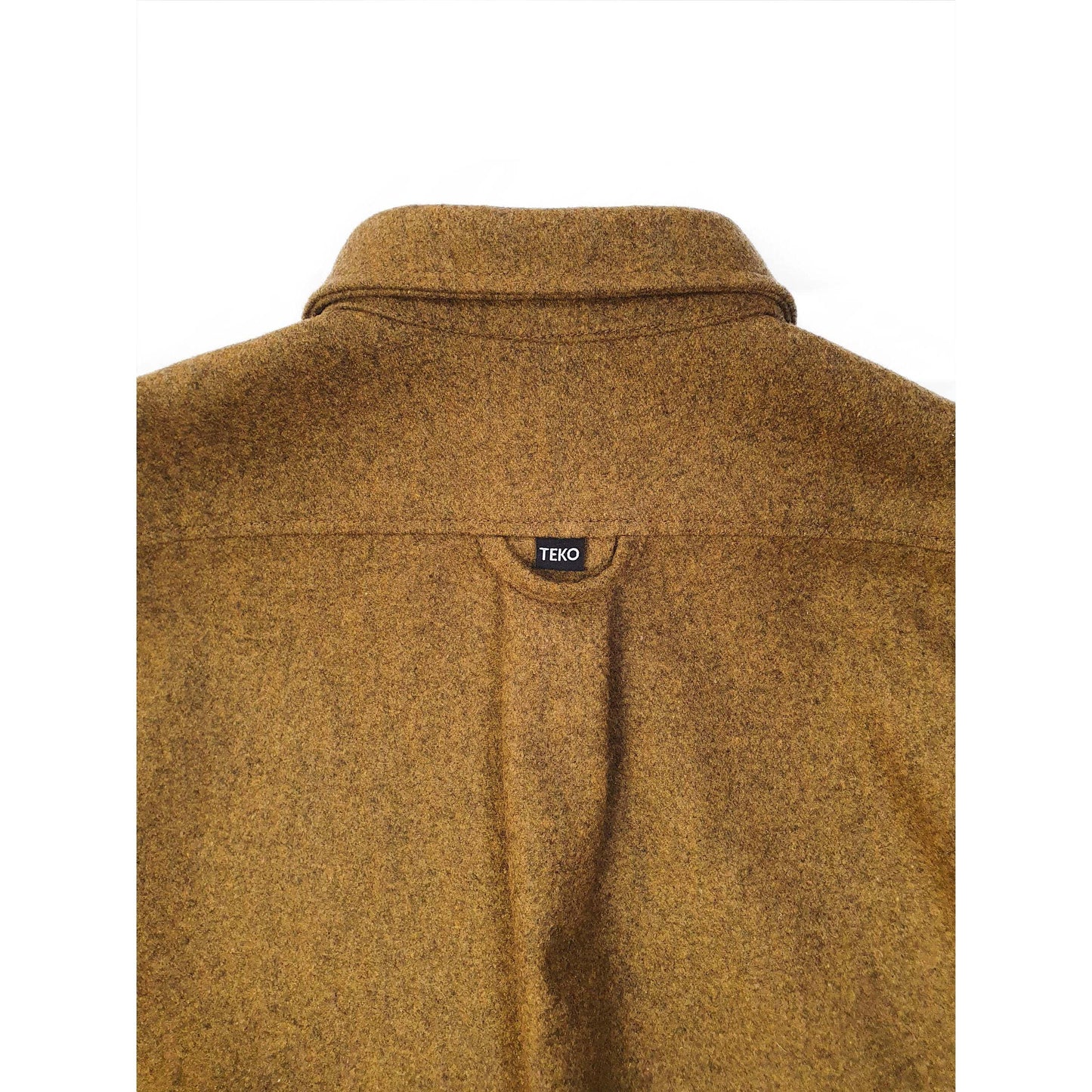 TEKO FRASER eco MELTON Wool 2.0 Men's Shirt - Pinewood - TEKO eco-performance