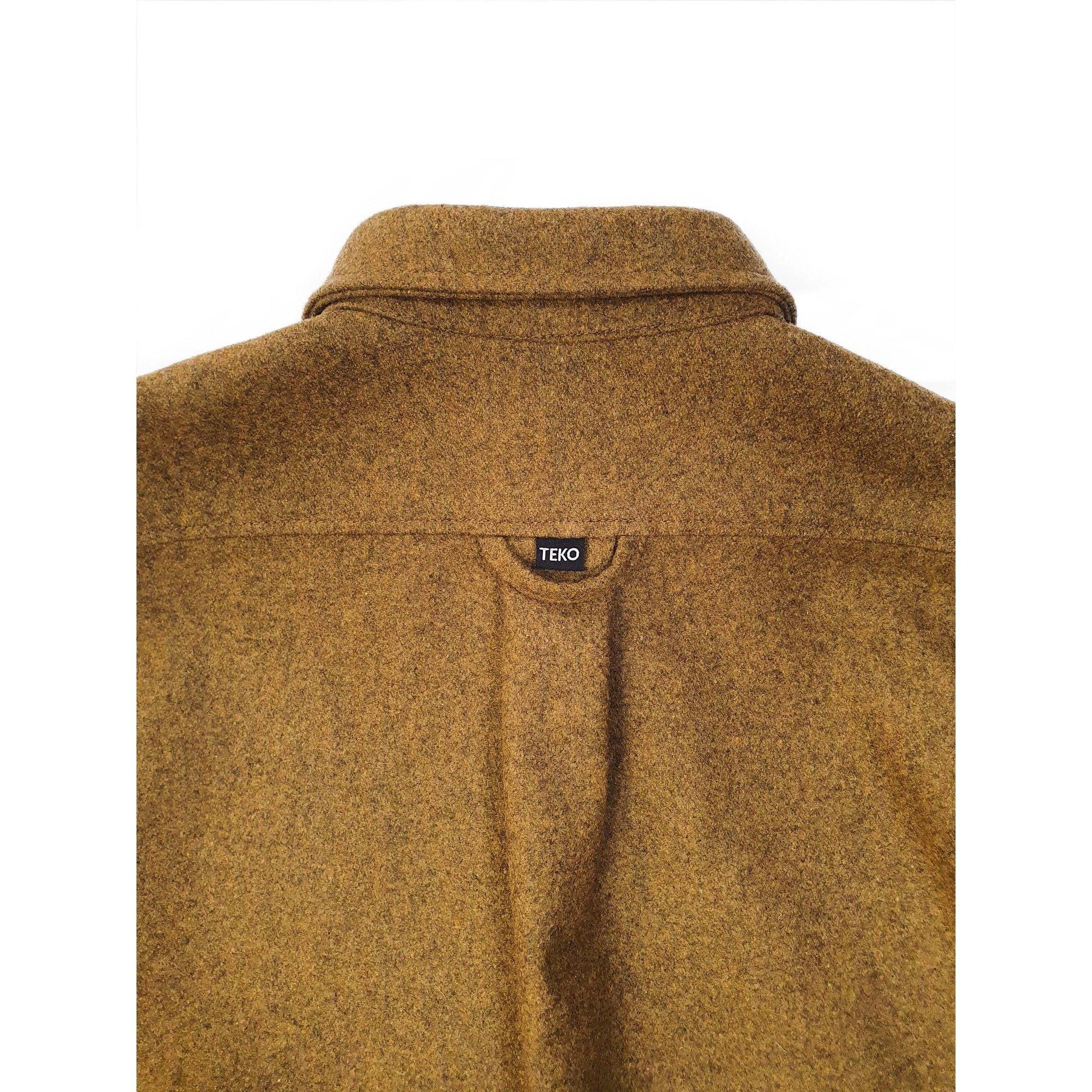 TEKO FRASER eco MELTON Wool 2.0 Men's Shirt - Pinewood - TEKO eco-performance