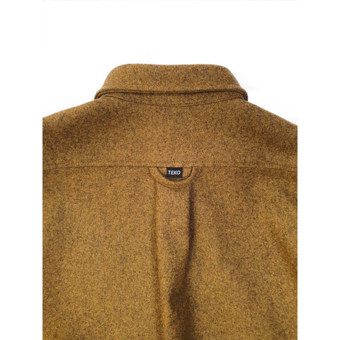 TEKO FRASER eco MELTON Wool 2.0 Men's Shirt - Pinewood