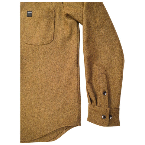 TEKO FRASER eco MELTON Wool 2.0 Men's Shirt - Pinewood