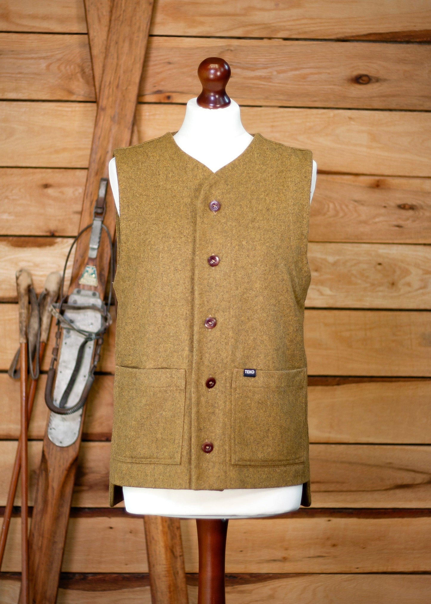 TEKO LANGMUIR eco MELTON Recycled Wool 2.0 Unisex Waistcoat