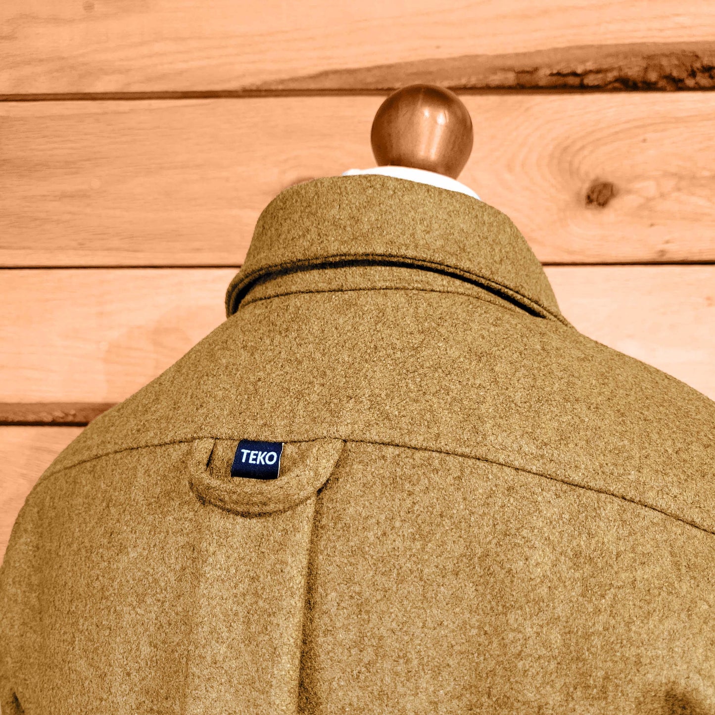 TEKO ROBERTSON eco MELTON Wool 2.0 Men's Shirt with Two Chest Pockets - TEKO eco-performance