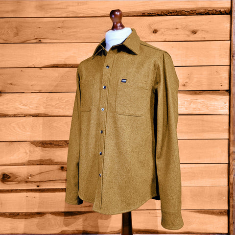 TEKO ROBERTSON eco MELTON Wool 2.0 Men's Shirt with Two Chest Pockets