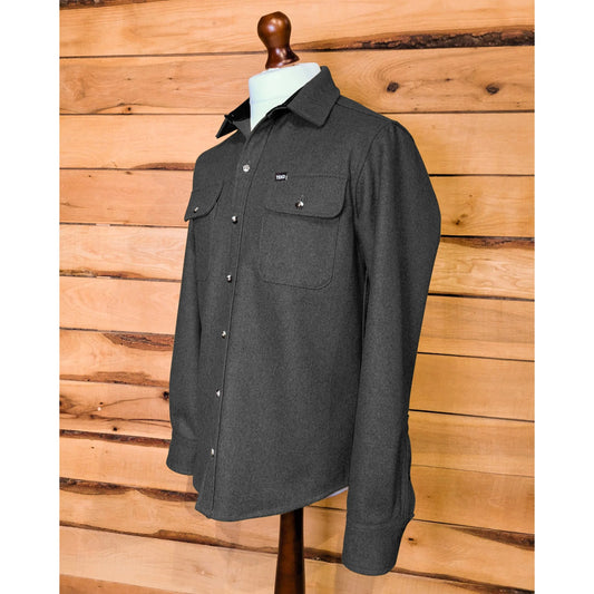 TEKO SIMPSON eco MELTON Wool 2.0 Men's Shirt with Two Chest Pockets - TEKO eco-performance