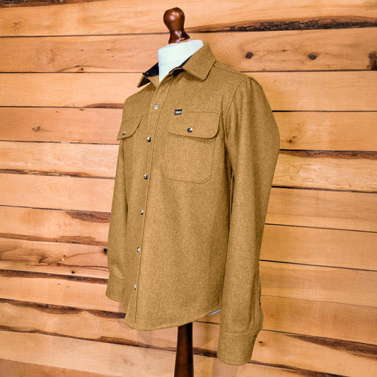 TEKO SIMPSON eco MELTON Wool 2.0 Men's Shirt with Two Chest Pockets - TEKO eco-performance