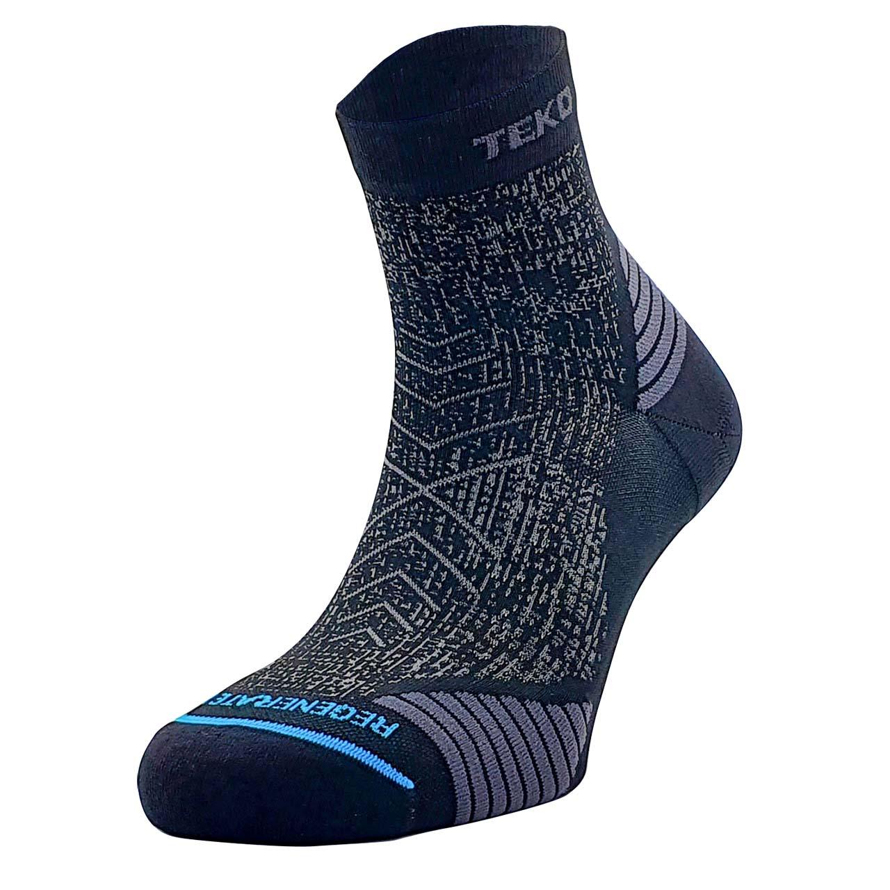 TEKO eco RUN 2.0 Mini Crew Socks - Light Half Cushion for Running - TEKO eco-performance