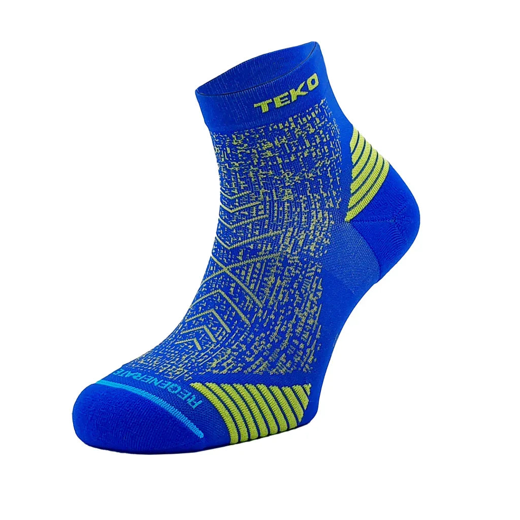 TEKO eco RUN 2.0 Mini Crew Socks - Light Half Cushion for Running - TEKO eco-performance