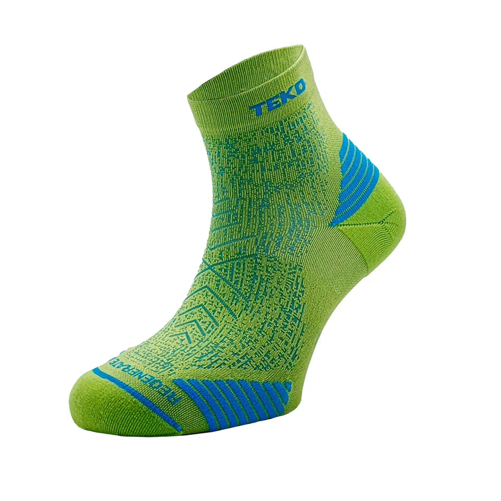 TEKO eco RUN 2.0 Mini Crew Socks - Light Half Cushion for Running - TEKO eco-performance