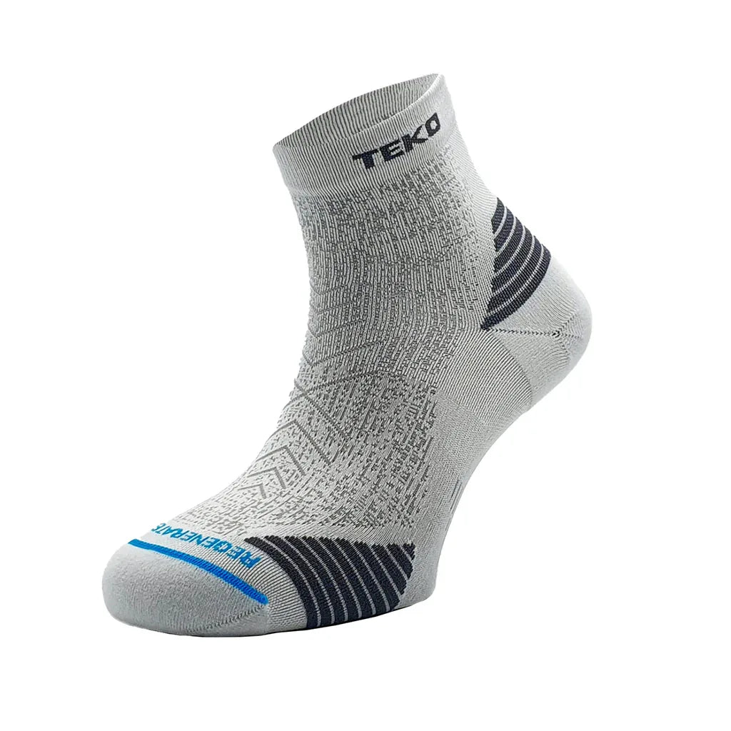 TEKO eco RUN 2.0 Mini Crew Socks - Light Half Cushion for Running - TEKO eco-performance